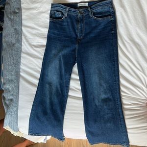 Flying Monkey blue denim wide flare jeans!